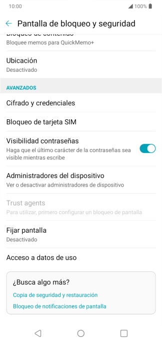 Pulsa Bloqueo de tarjeta SIM.