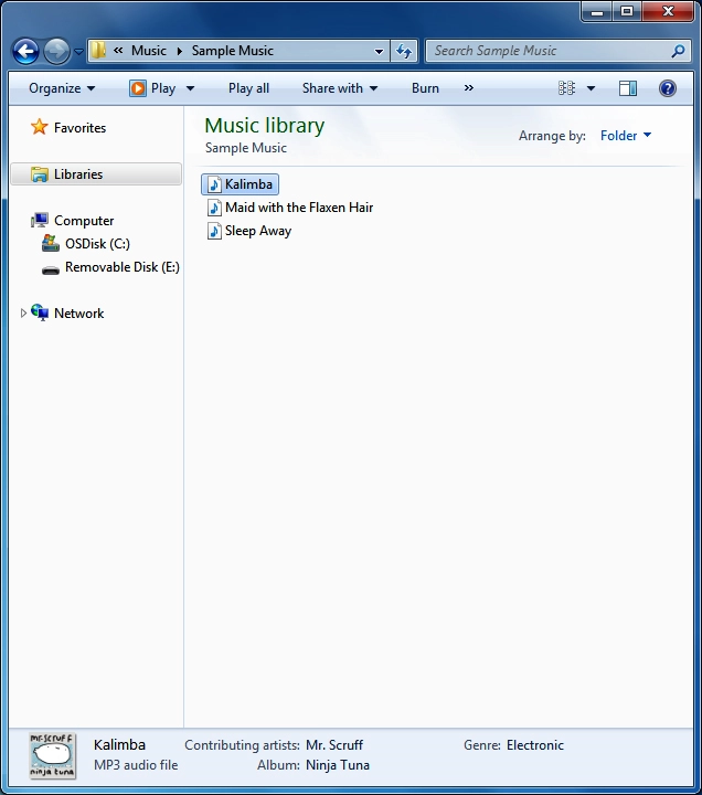 Elige el archivo deseado y muévelo o cópialo a la posición deseada.