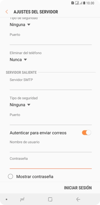 Pulsa INICIAR SESIÓN.