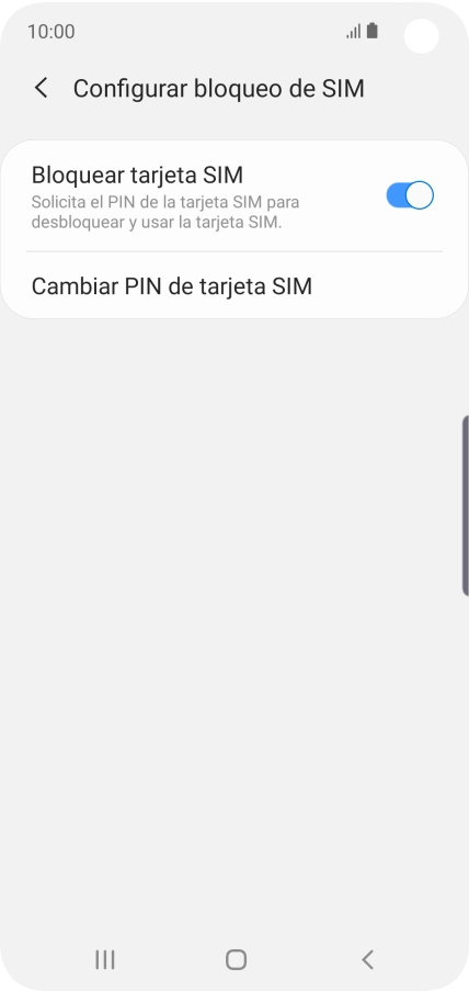 Pulsa el indicador junto a 