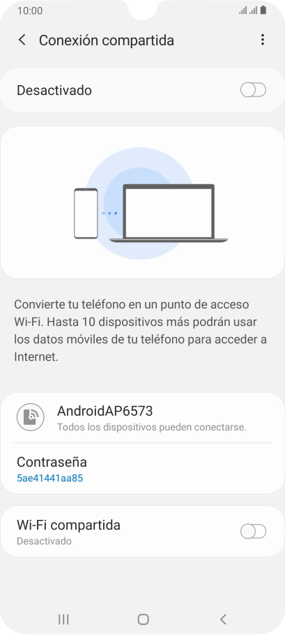 Pulsa el icono de menú.