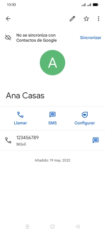 Pulsa la tecla de inicio para terminar y regresar a la pantalla de inicio.