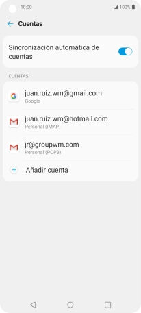 Pulsa el indicador junto a 