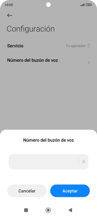 Introduce 22177 y pulsa Aceptar.