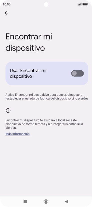 Pulsa el indicador junto a 