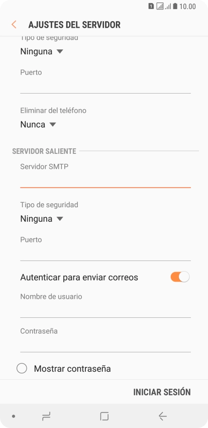 Pulsa la lista desplegable bajo 