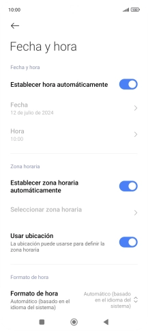 Pulsa la tecla de inicio para terminar y regresar a la pantalla de inicio.