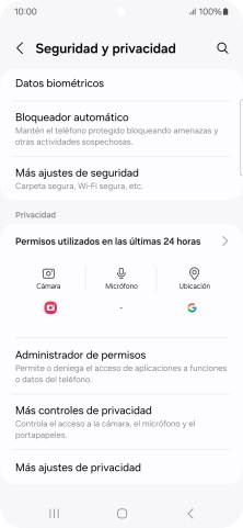 Pulsa Más ajustes de seguridad.