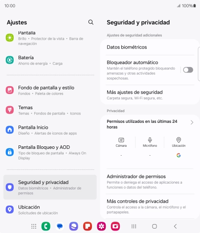 Pulsa Más ajustes de seguridad.