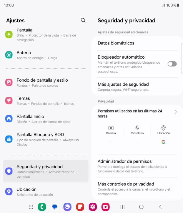 Pulsa Más ajustes de seguridad.