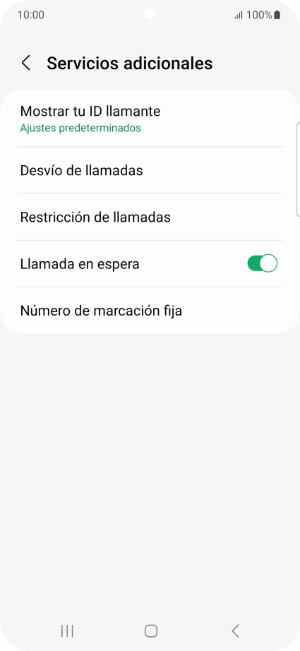 Pulsa Desvío de llamadas.