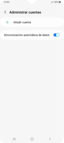 Pulsa Añadir cuenta.