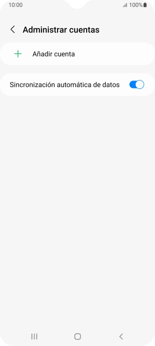 Pulsa Añadir cuenta.