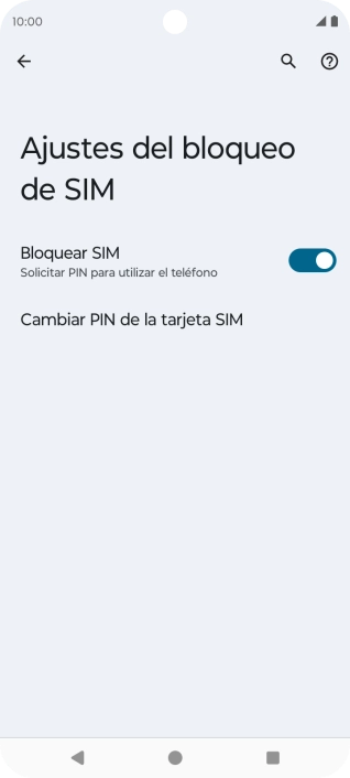 Pulsa el indicador junto a 