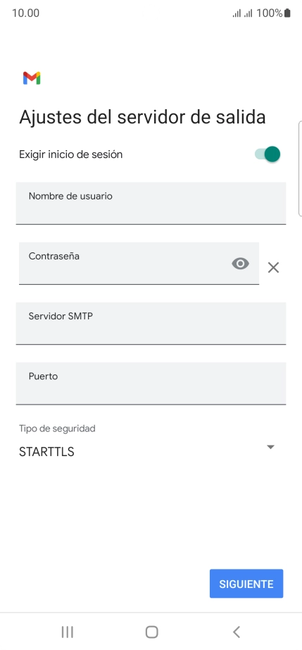 Pulsa el indicador junto a 