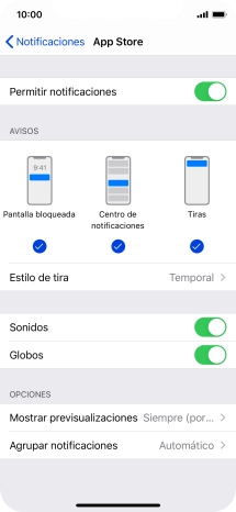 Pulsa el indicador junto a 