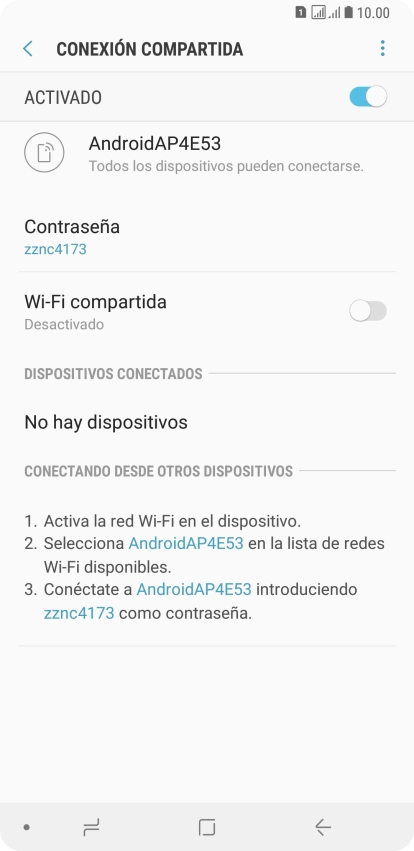 Pulsa la tecla de inicio para terminar y regresar a la pantalla de inicio.