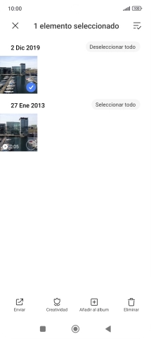 Pulsa el icono de seleccionar todo.