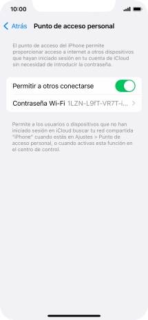 Desliza el dedo hacia arriba desde la parte inferior de la pantalla para terminar y volver a la pantalla de inicio.