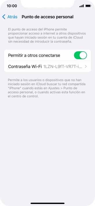 Desliza el dedo hacia arriba desde la parte inferior de la pantalla para terminar y volver a la pantalla de inicio.