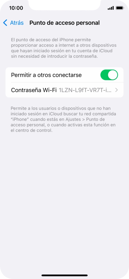 Desliza el dedo hacia arriba desde la parte inferior de la pantalla para terminar y volver a la pantalla de inicio.