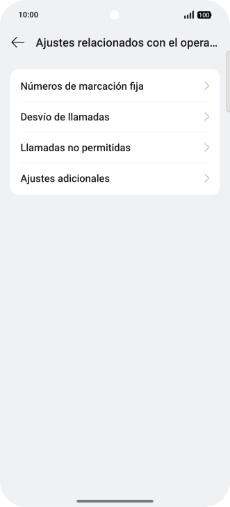 Pulsa Números de marcación fija.