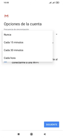 Pulsa el ajuste deseado.