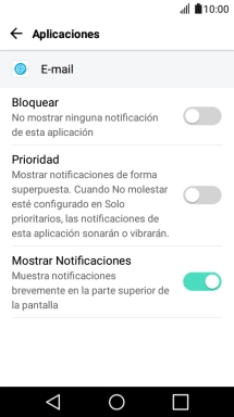 Pulsa Bloquear para activar o desactivar la función.