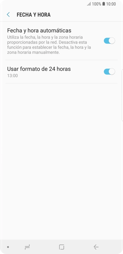 Pulsa la tecla de inicio para terminar y regresar a la pantalla de inicio.
