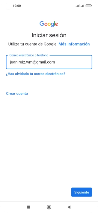 Pulsa Siguiente.