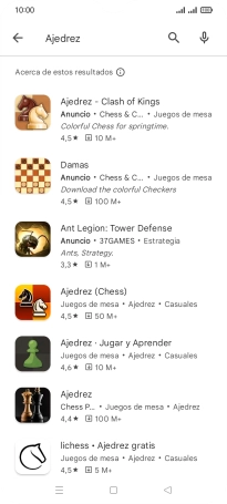 Pulsa la app deseada.