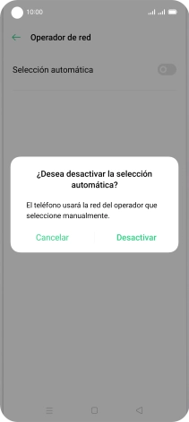 Pulsa Desactivar.