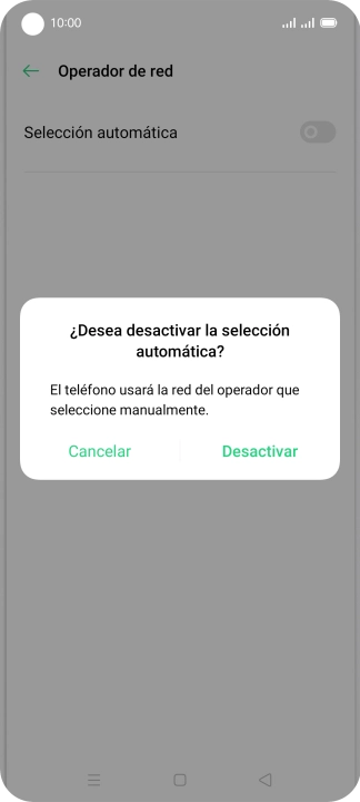 Pulsa Desactivar.