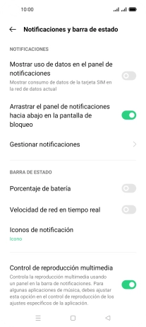 Pulsa Gestionar notificaciones.
