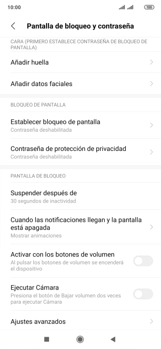 Pulsa la tecla de inicio para terminar y regresar a la pantalla de inicio.