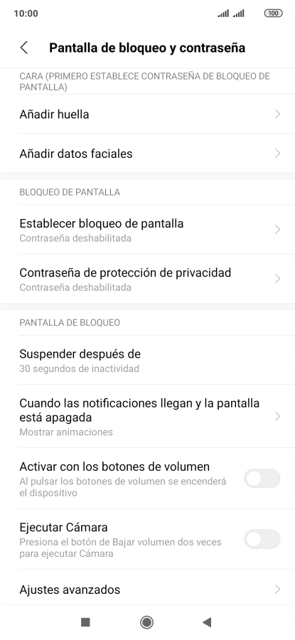 Pulsa la tecla de inicio para terminar y regresar a la pantalla de inicio.