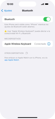 Desliza el dedo hacia arriba desde la parte inferior de la pantalla para terminar y volver a la pantalla de inicio.