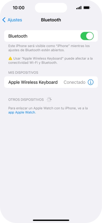 Desliza el dedo hacia arriba desde la parte inferior de la pantalla para terminar y volver a la pantalla de inicio.
