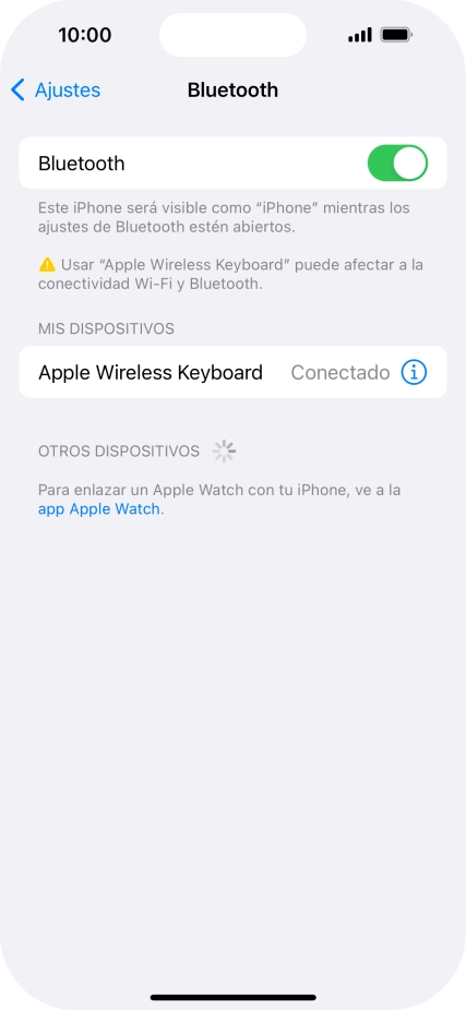 Desliza el dedo hacia arriba desde la parte inferior de la pantalla para terminar y volver a la pantalla de inicio.