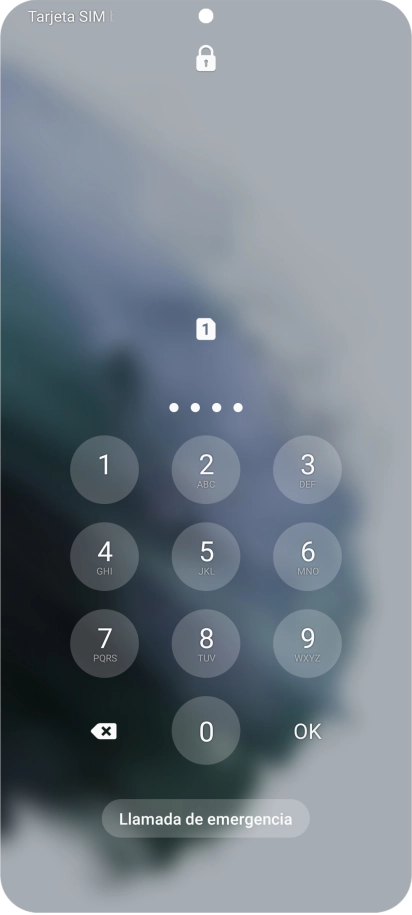 Si lo solicita el teléfono, introduce el código PIN y pulsa OK.
