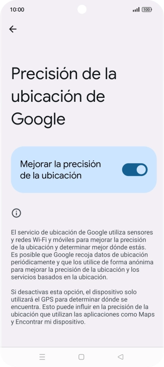 Si pulsas el indicador junto a 