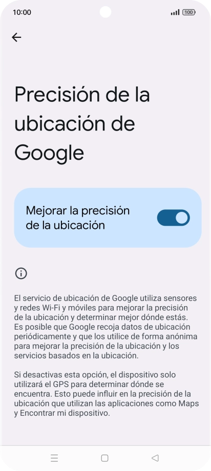 Si pulsas el indicador junto a 