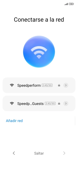 Pulsa la red wifi deseada.