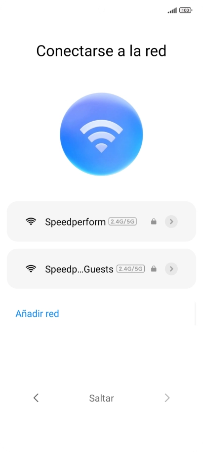 Pulsa la red wifi deseada.