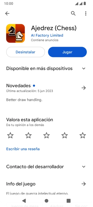 Pulsa Desinstalar.