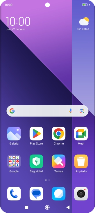 Cuando el icono de carga de batería aparece en la pantalla, el teléfono se está cargando.