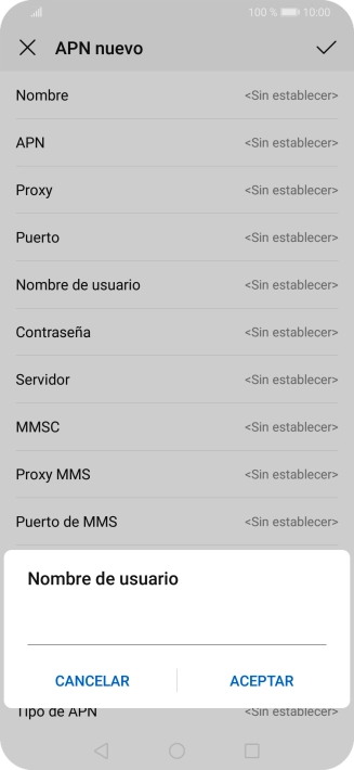 Introduce wap@wap y pulsa ACEPTAR.