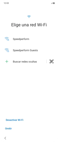 Pulsa la red wifi deseada.