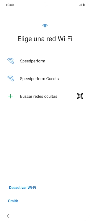 Pulsa la red wifi deseada.