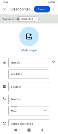 Pulsa la lista desplegable junto a 